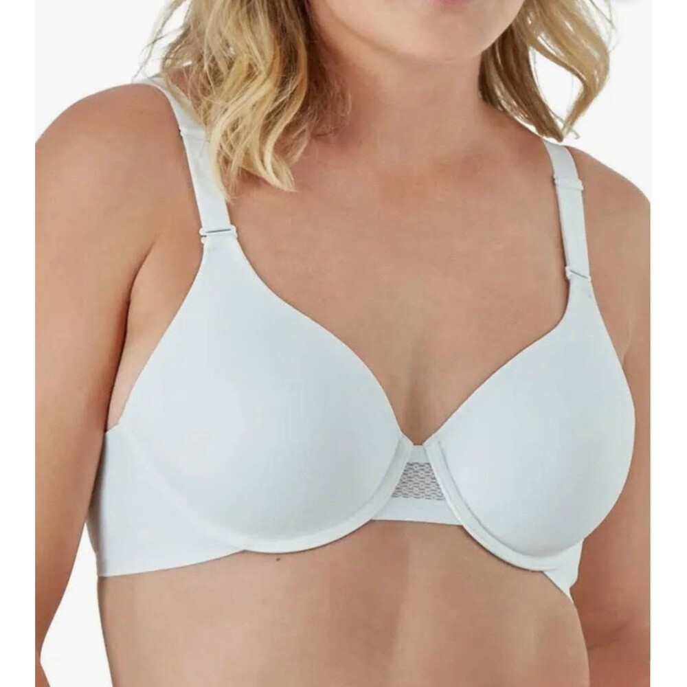 Bali Ultimate Smoothing Underwire T-Shirt Bra DF4481 White 34D NWT